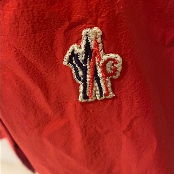 Moncler Red Grenoble windbreaker size 1/S - Picture 3 of 7
